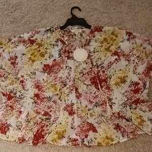 Umgee Multicolor Floral Kimono